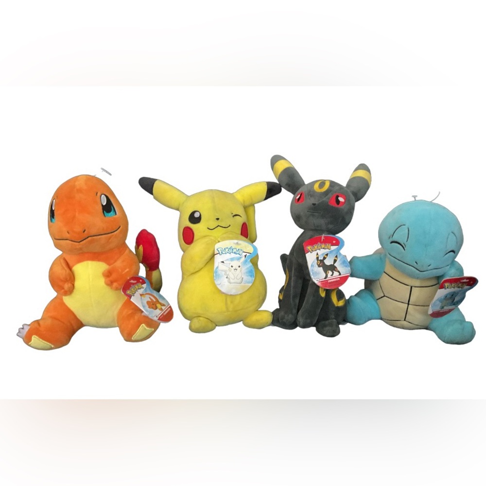 Pokémon plush set of 4